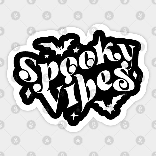 spooky vibes Sticker by the.happynista